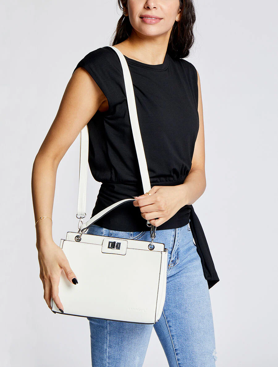 Sac à main Edith - Blanc - Image 5