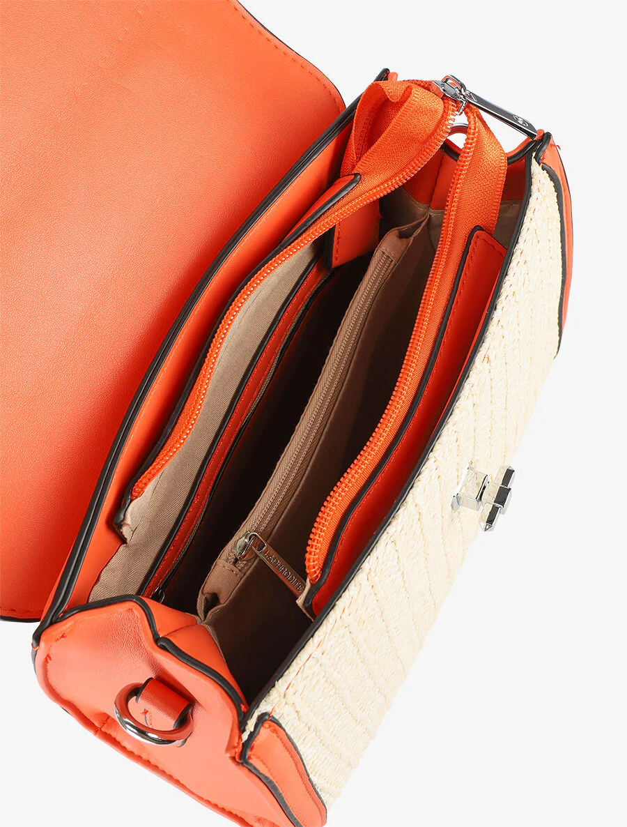 Sac à main Emmanuella - Orange - Image 4