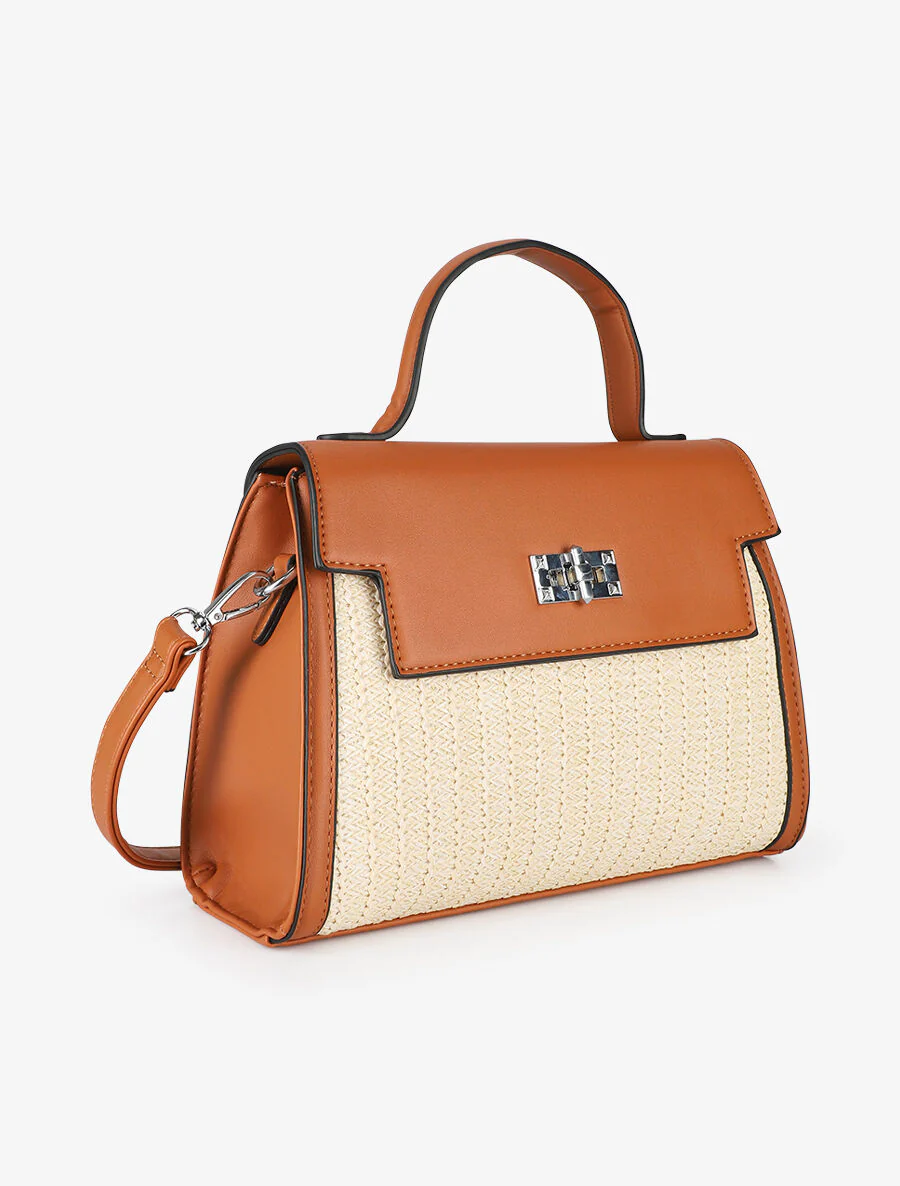 Sac à main Emmanuella - Camel - Image 3