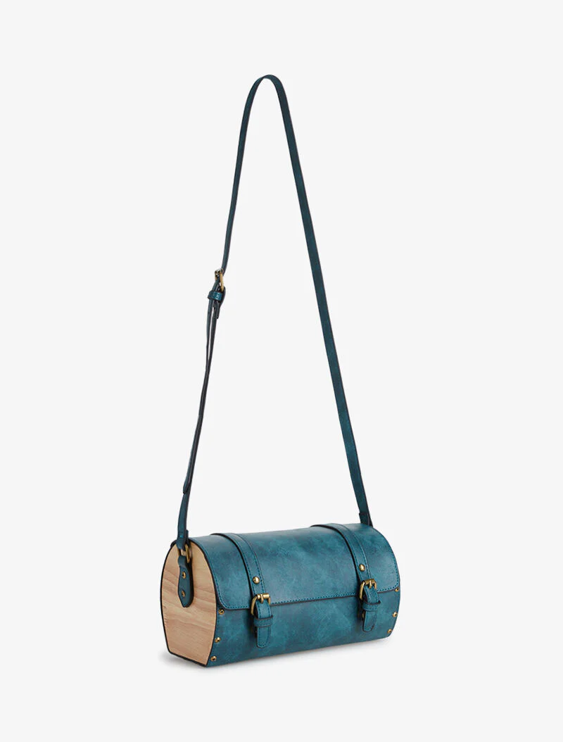 Sac à main Frida - bleu canard - Image 3