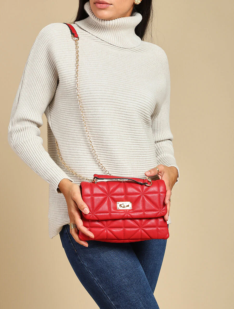 Sac à main Graciela - Rouge - Image 7