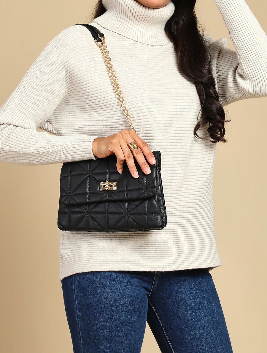 Sac à main Graciela - Noir - Image 7