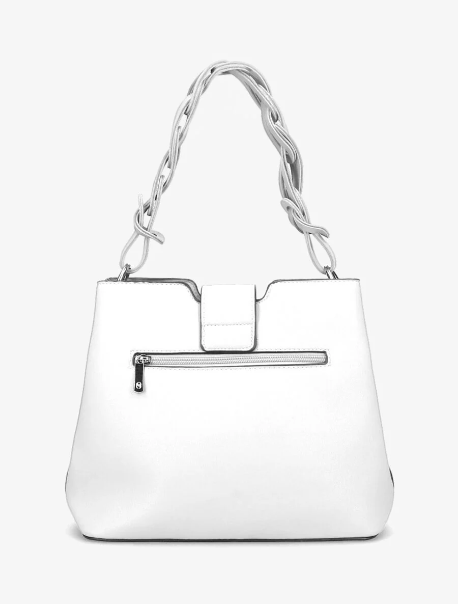 Sac à main Héloïse - Blanc - Image 3