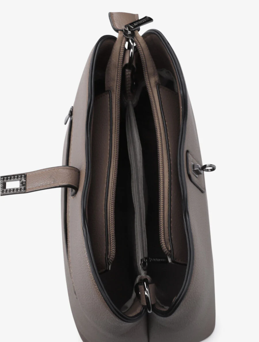 Sac à main Jayna - Taupe - Image 4