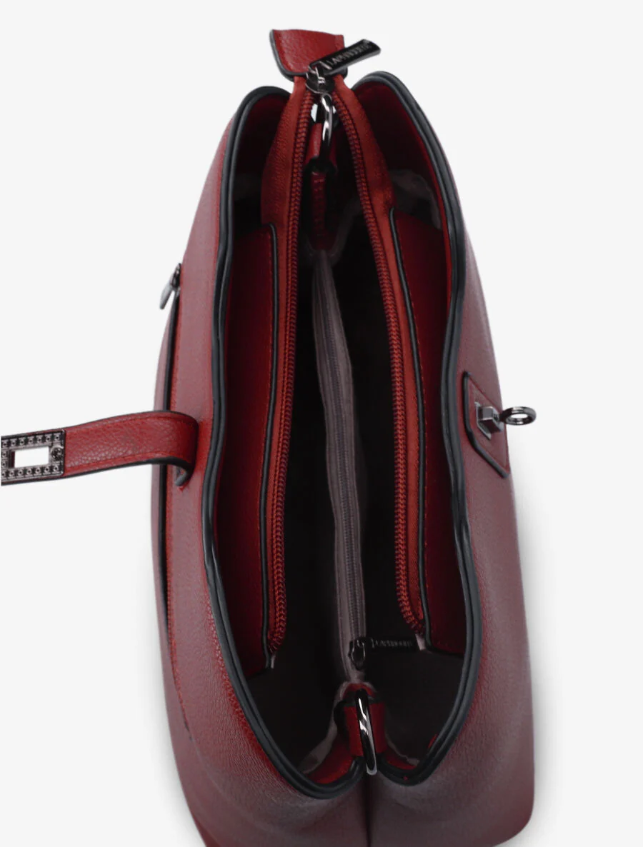 Sac à main Jayna - Rouge - Image 4