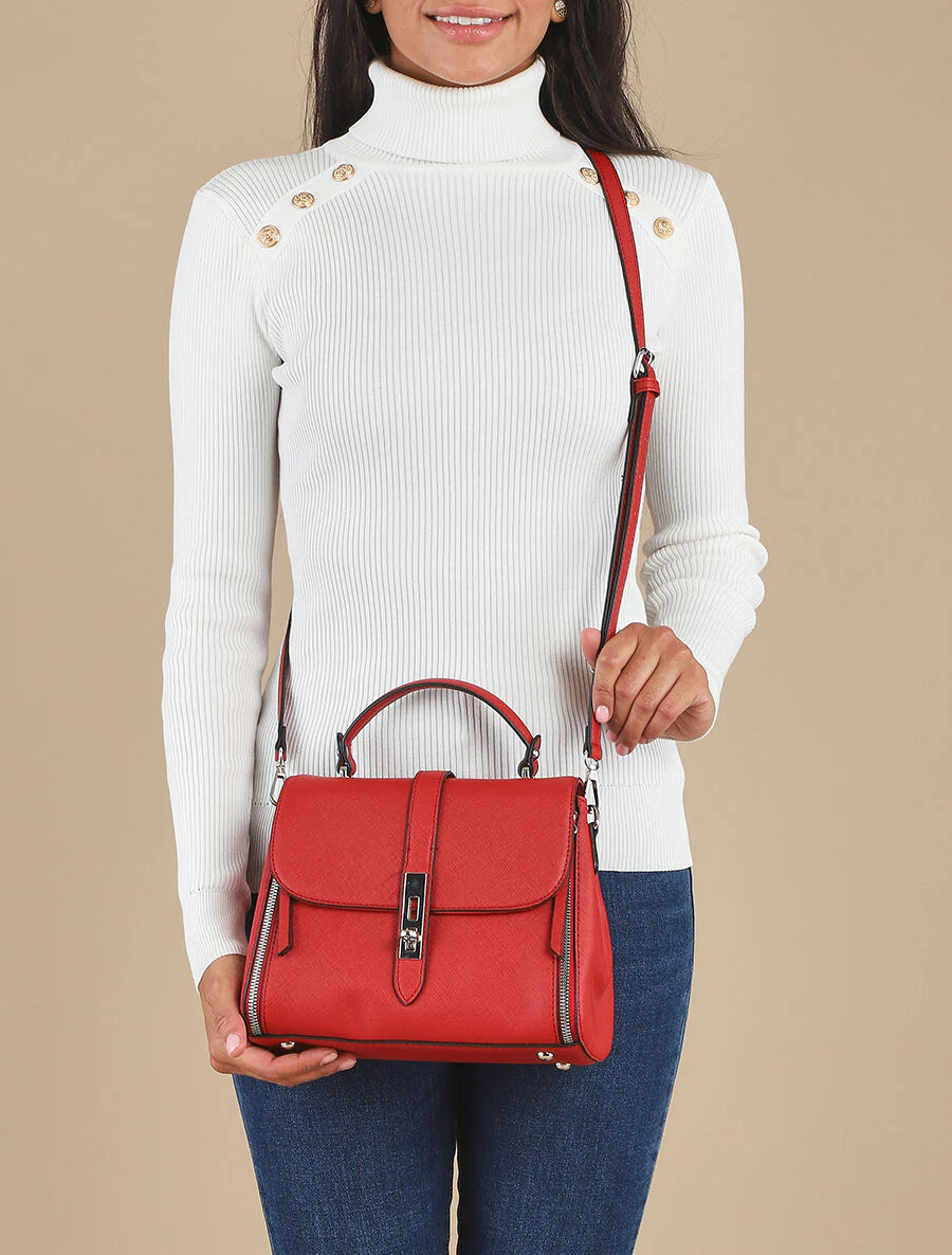 Sac à main Juana - Rouge - Image 7