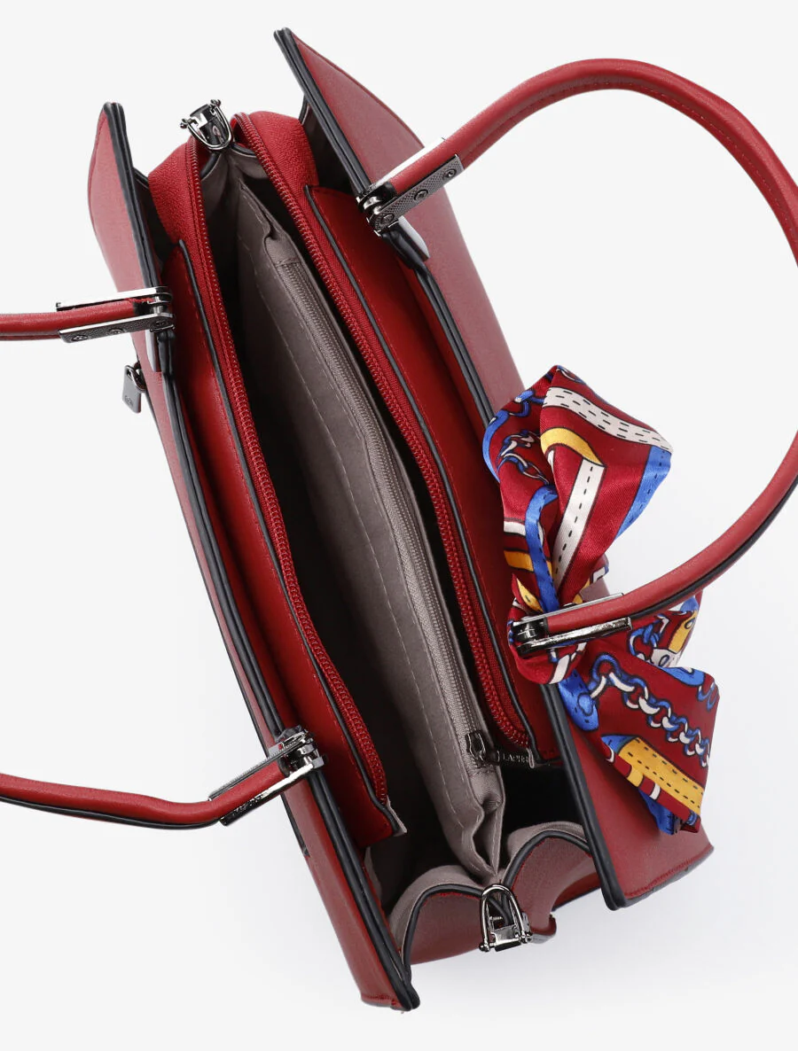 Sac à main Juliette - Rouge - Image 4