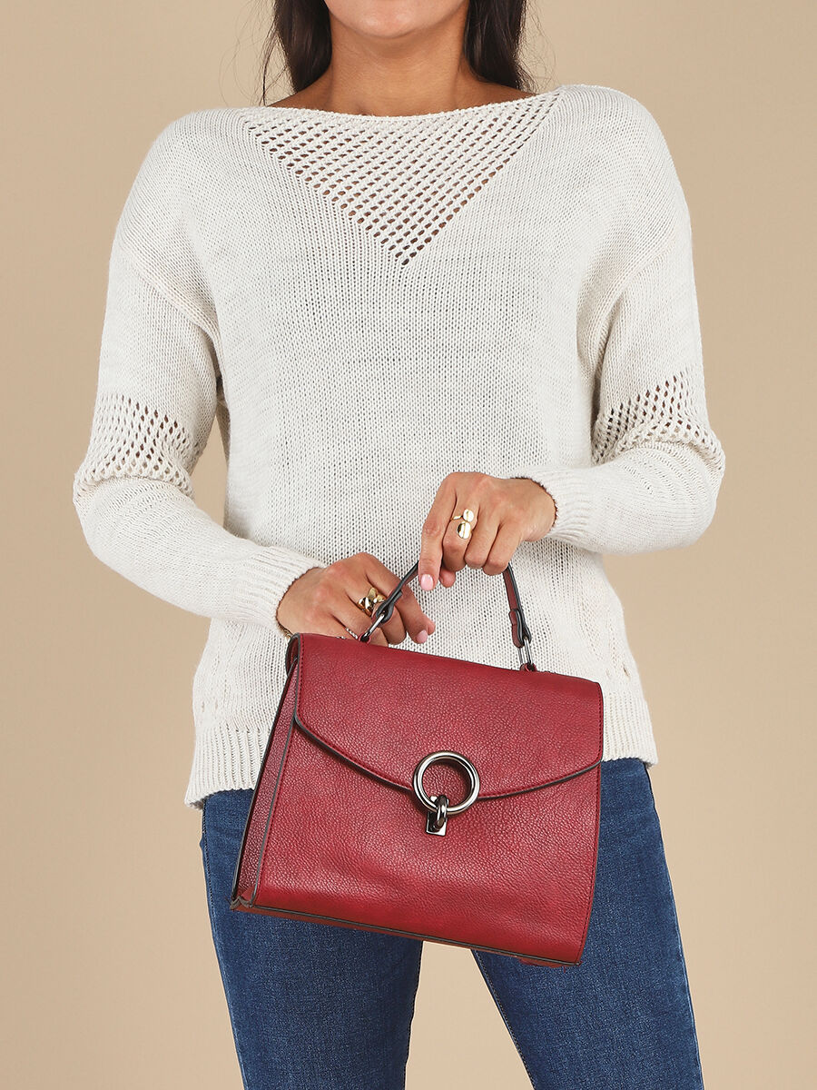 Sac à main Kalia - Rouge - Image 7