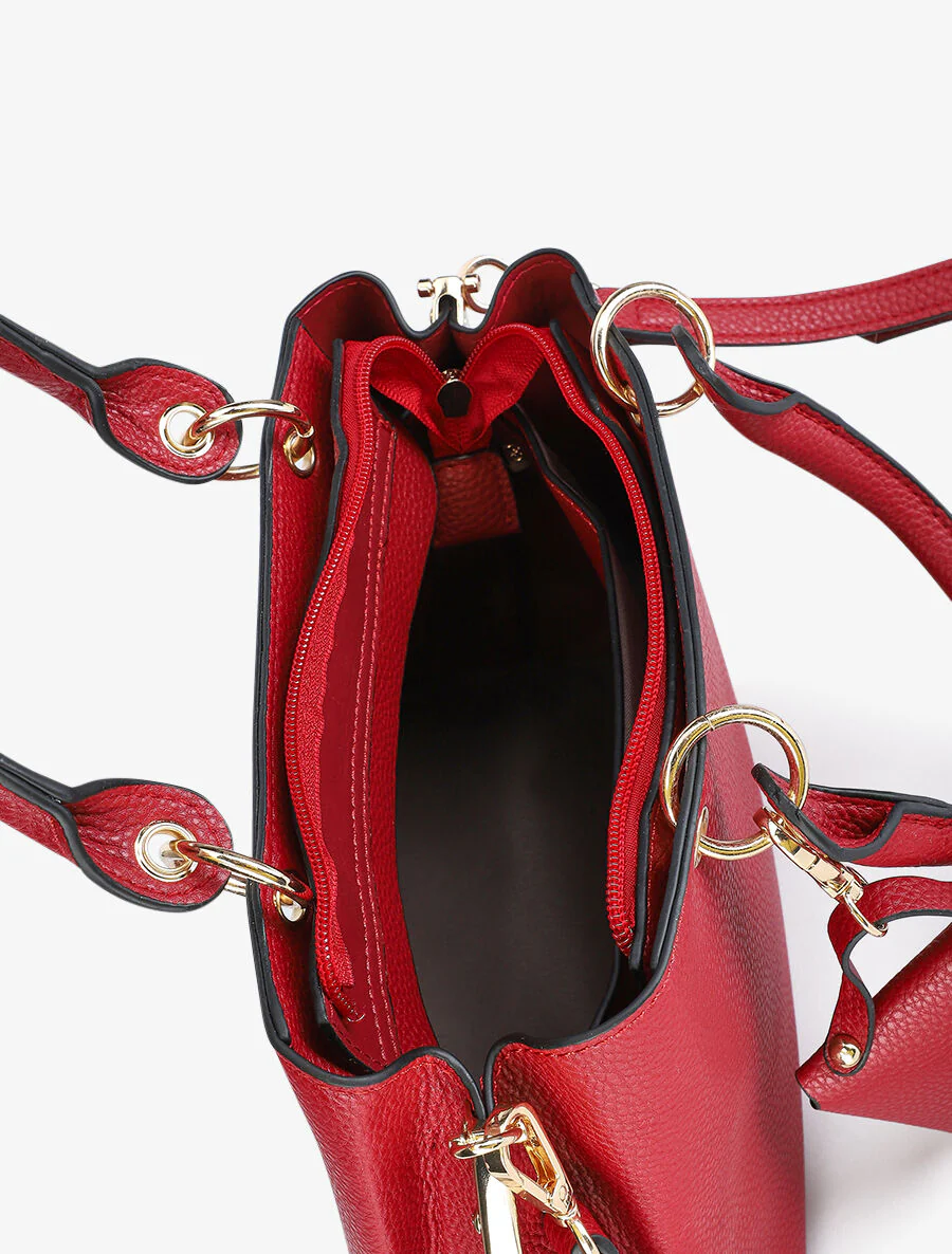 Sac à main Keli - Rouge - Image 6