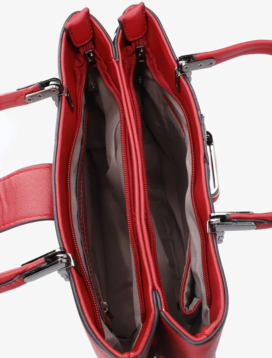 Sac à main Keona - Rouge - Image 6