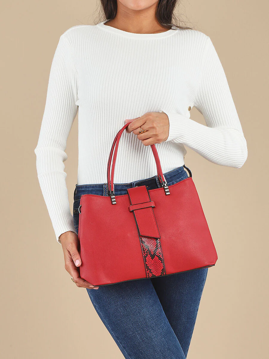 Sac à main Keona - Rouge - Image 7