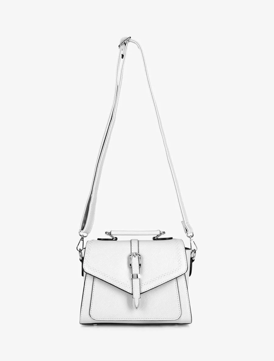 Sac à main lamia - Blanc - Image 3