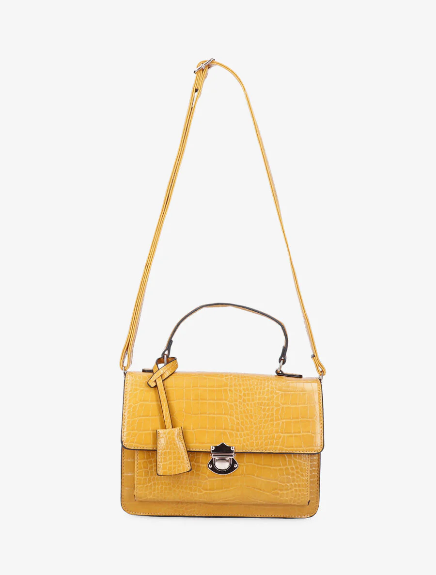 Sac à main Léo - Jaune - Image 3