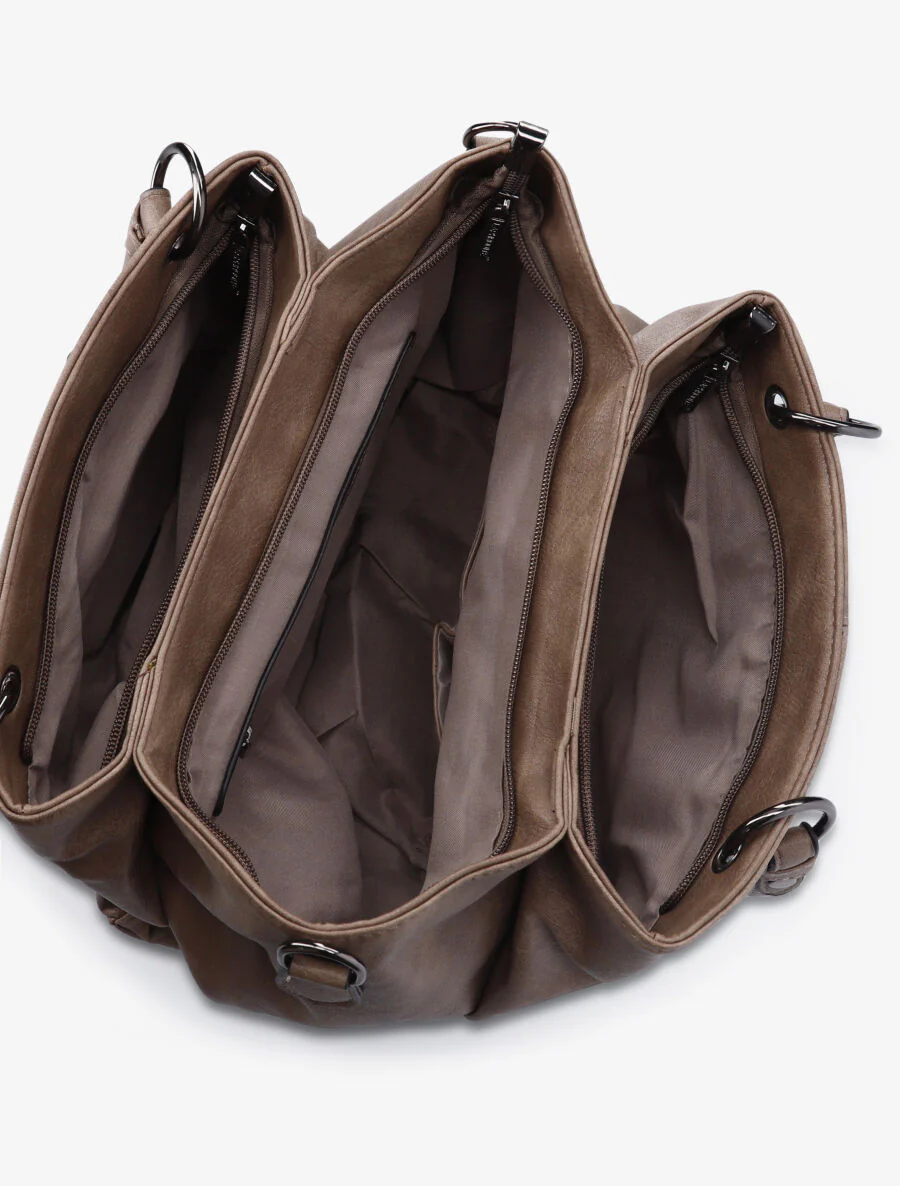 Sac à main Loreto - Taupe - Image 4