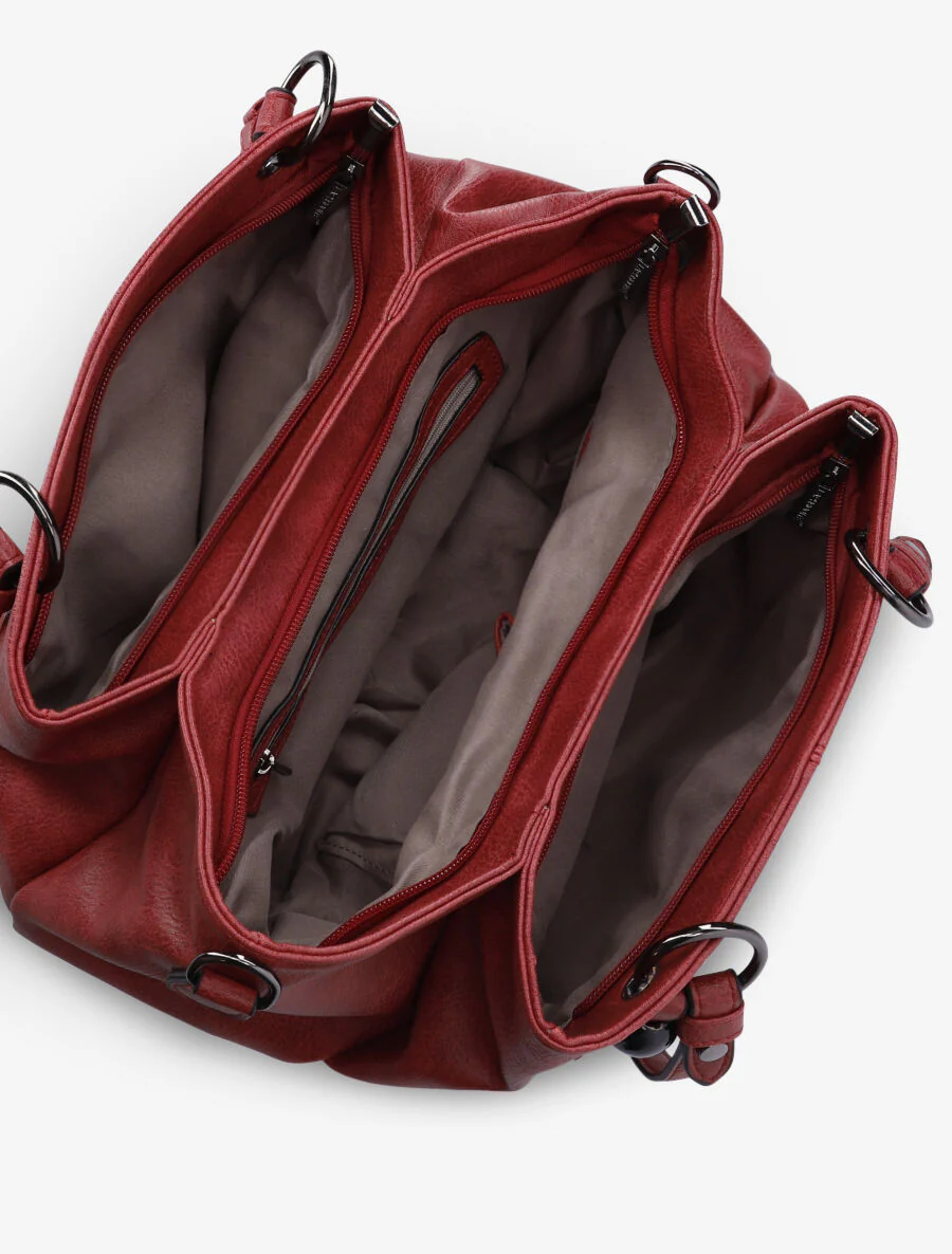 Sac à main Loreto - Rouge - Image 4