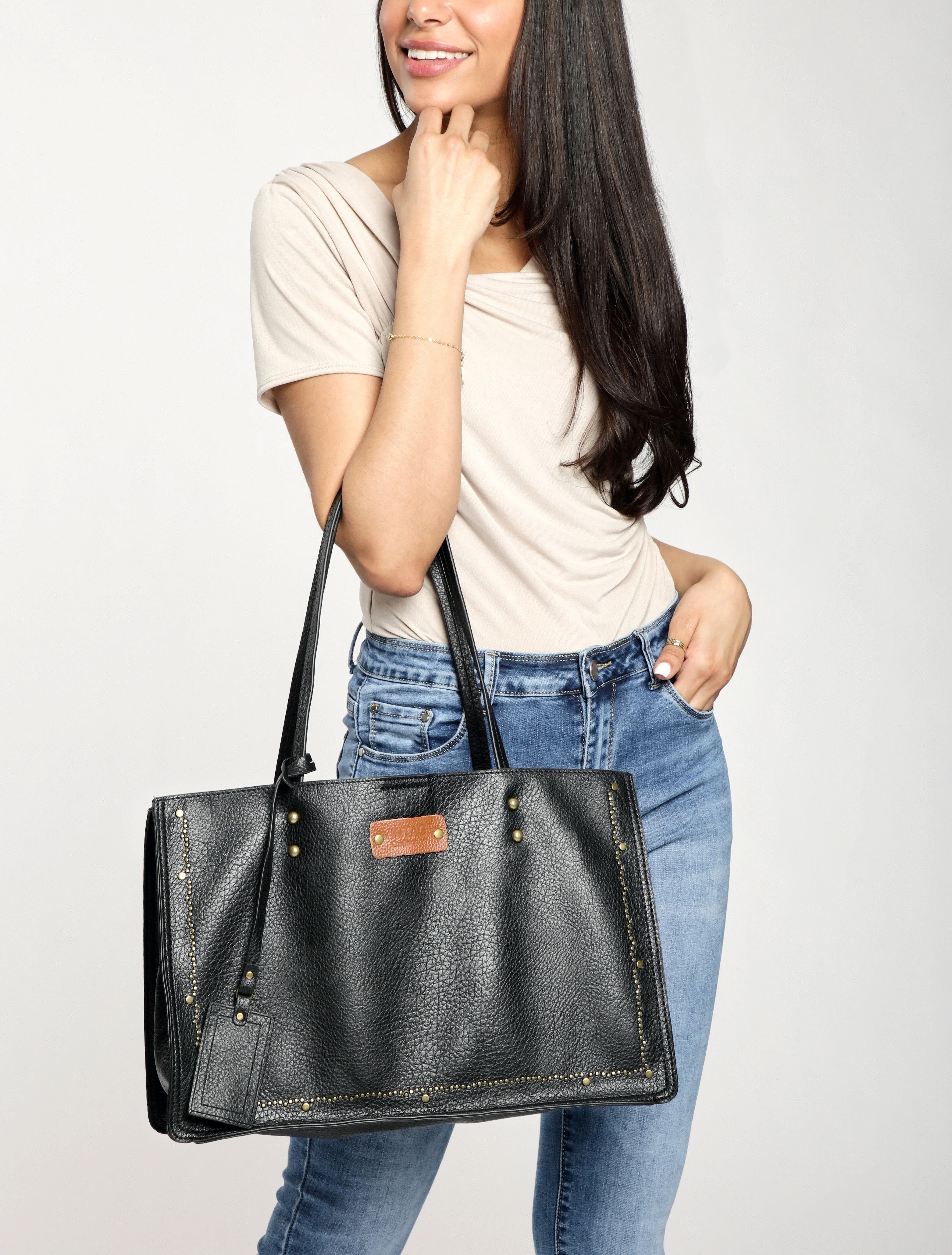 Sac à main Ludovine - Noir - Image 5