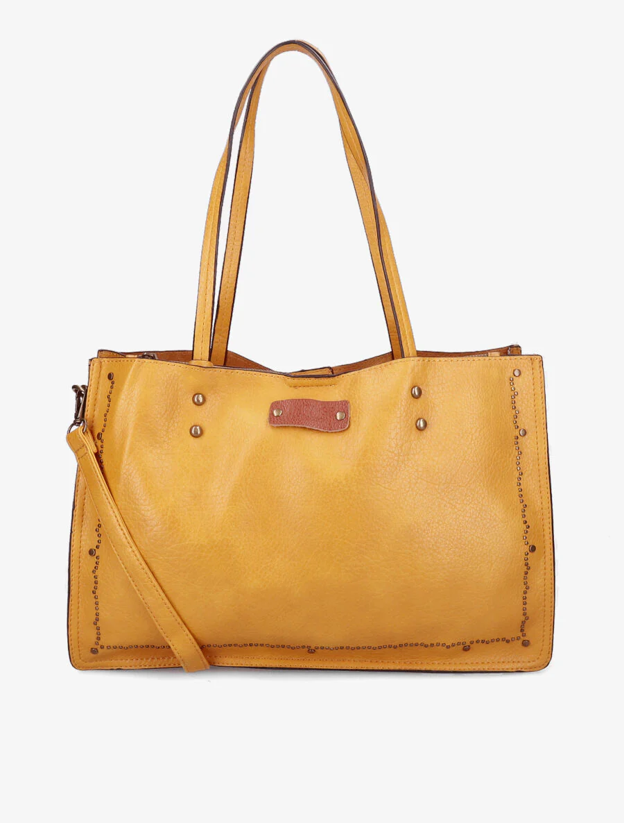Sac à main Ludovine - Jaune moutarde