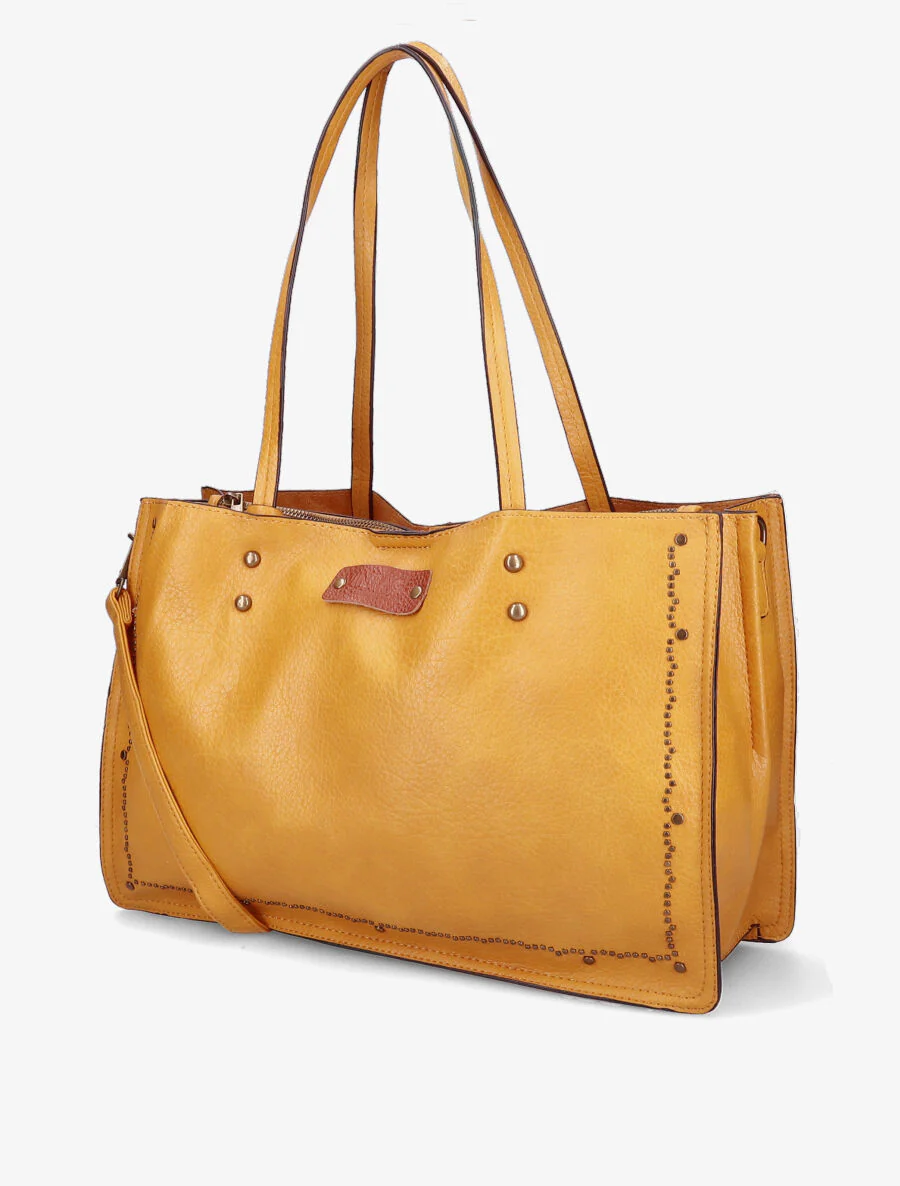 Sac à main Ludovine - Jaune moutarde - Image 2