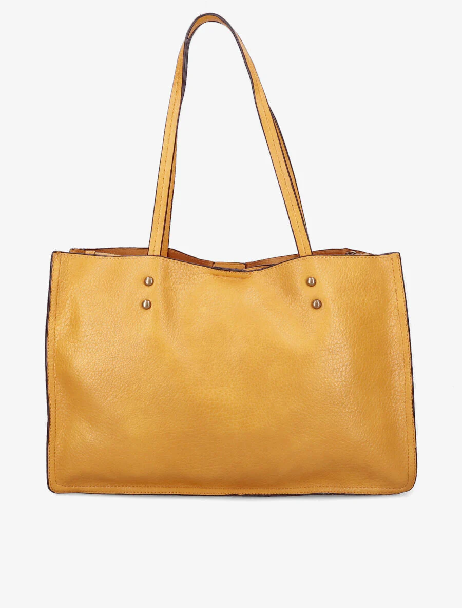 Sac à main Ludovine - Jaune moutarde - Image 3