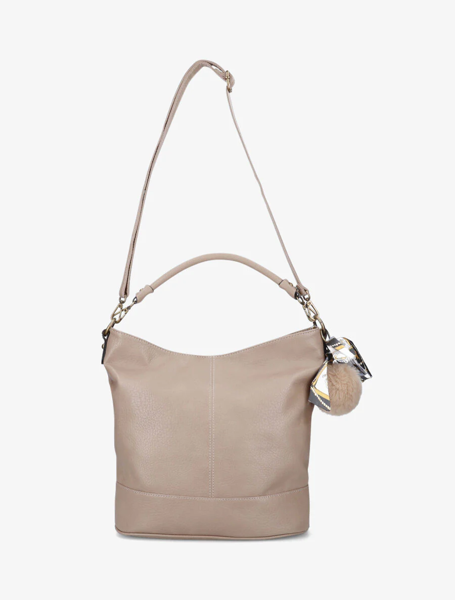 Sac à main Luna - Beige foncé - Image 3