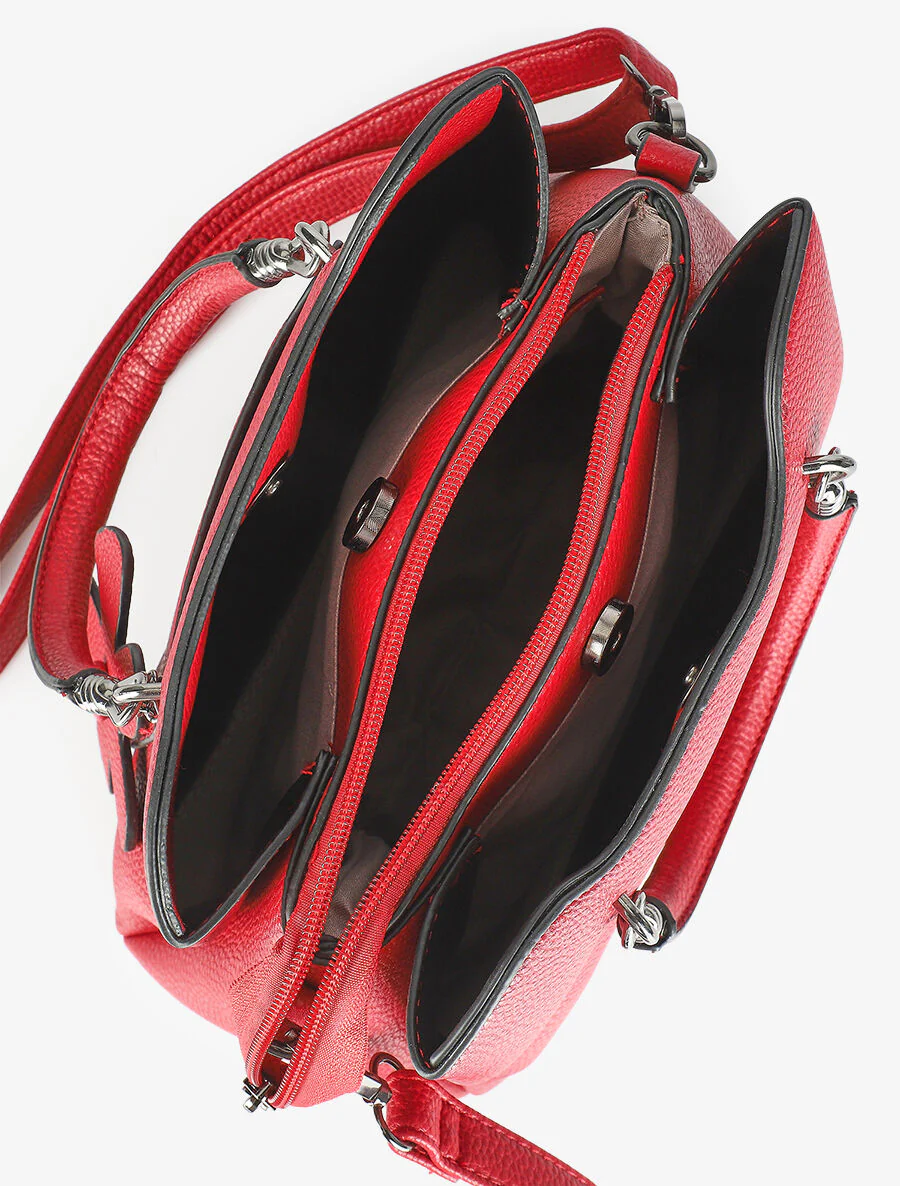 Sac à main Maribel - Rouge - Image 4