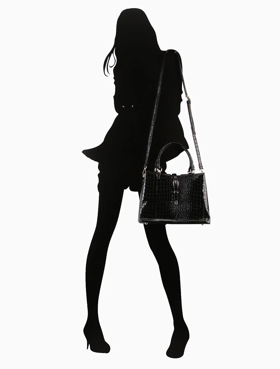 Sac à main Marina - Noir - Image 4