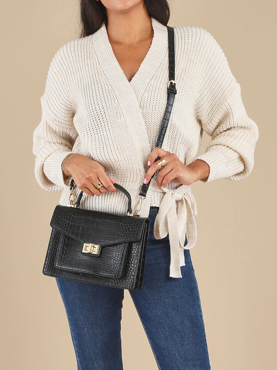 Sac à main Maritza - Noir - Image 7