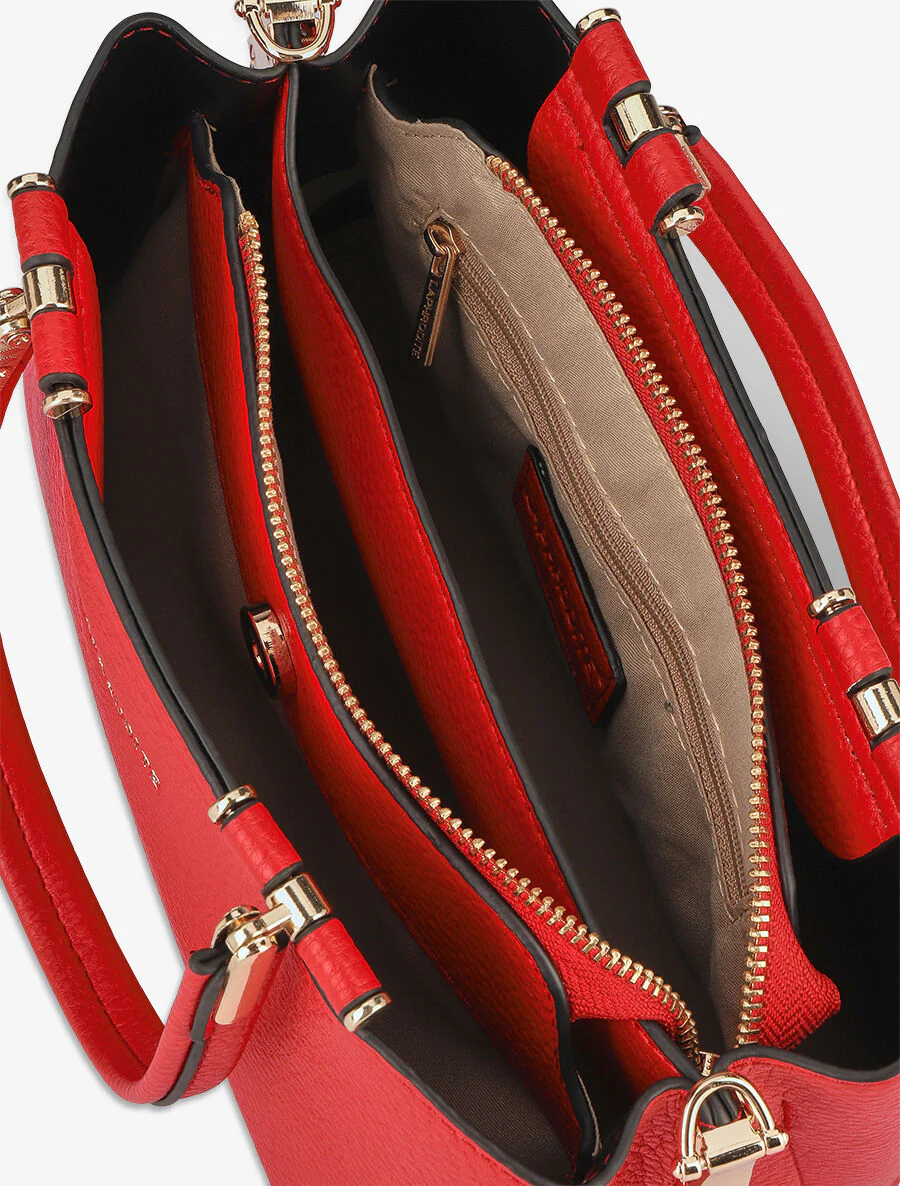 Sac à main Mireille - Rouge - Image 4