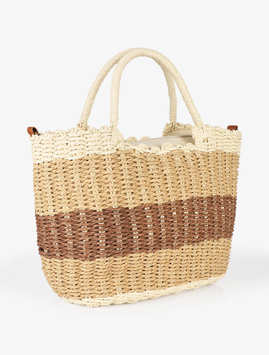 Sac à main Nana - Marron/beige - Image 3