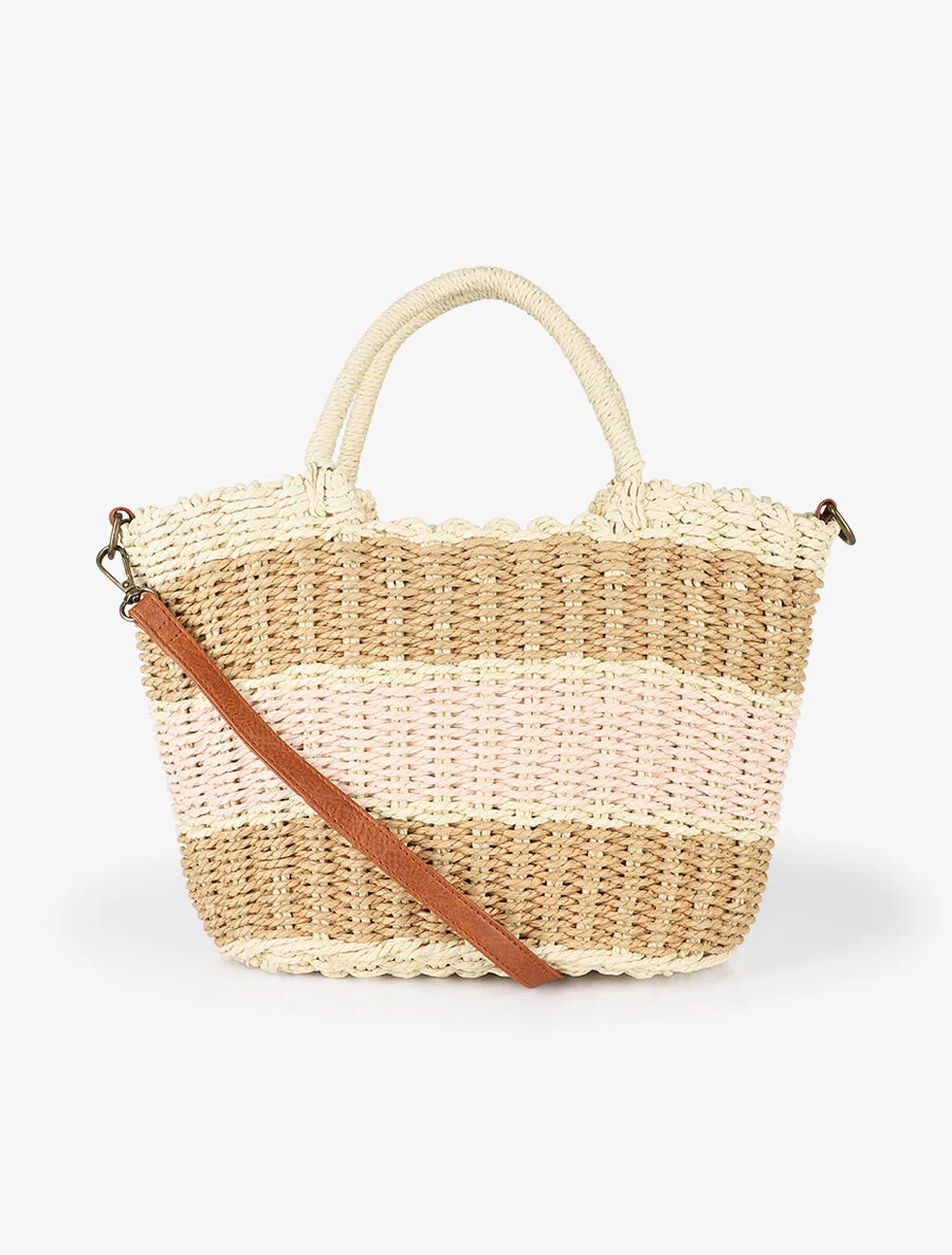 Sac à main Nana - Rose/beige