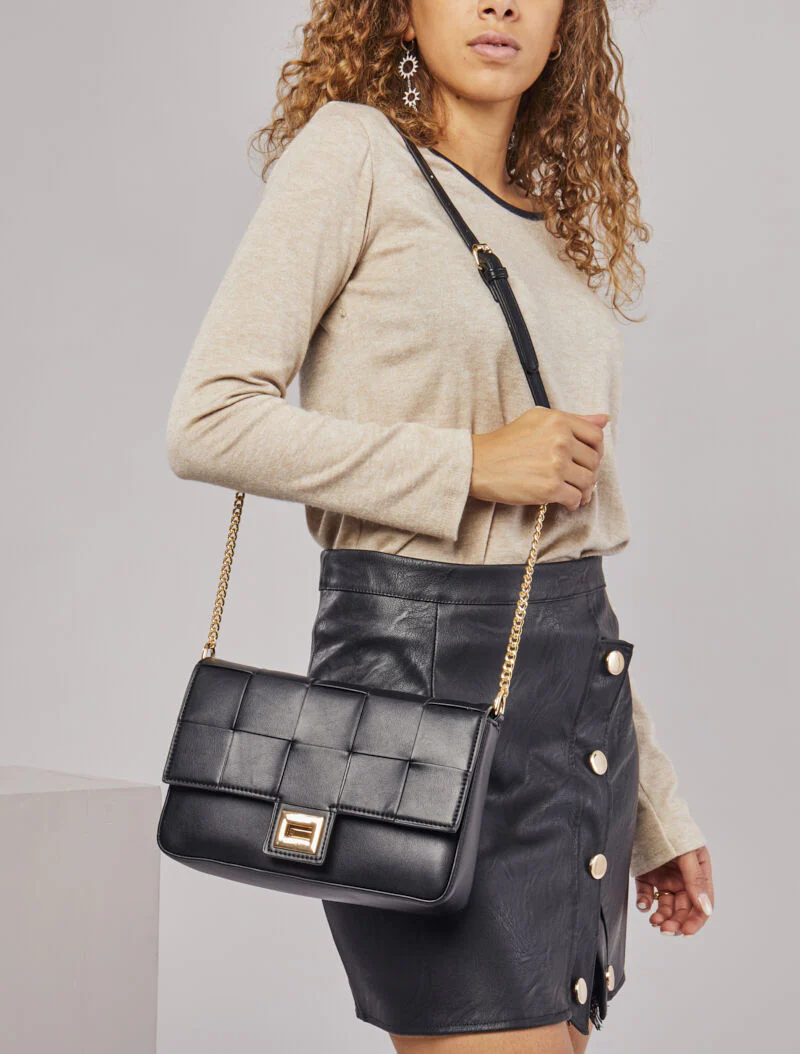 Sac à main Parissa - Noir - Image 5