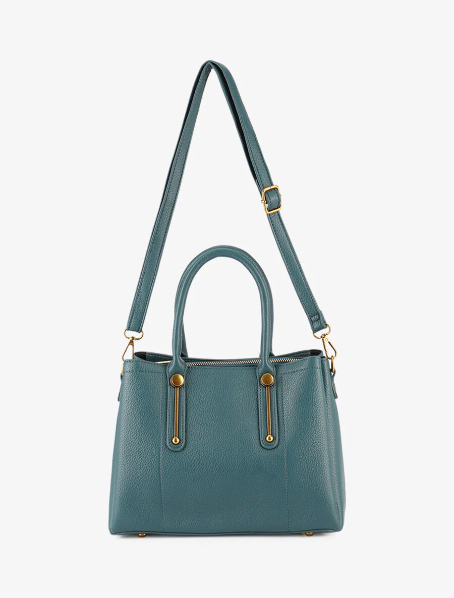 Sac à main Poppy - Bleu pétrole - Image 3