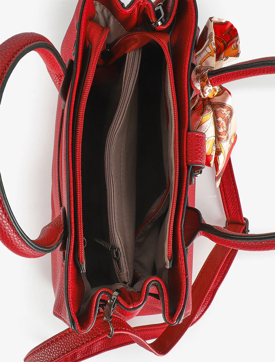 Sac à main Rosalba - Rouge - Image 4