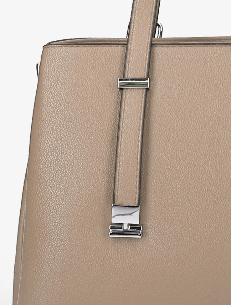 Sac à main Théa - Taupe - Image 5