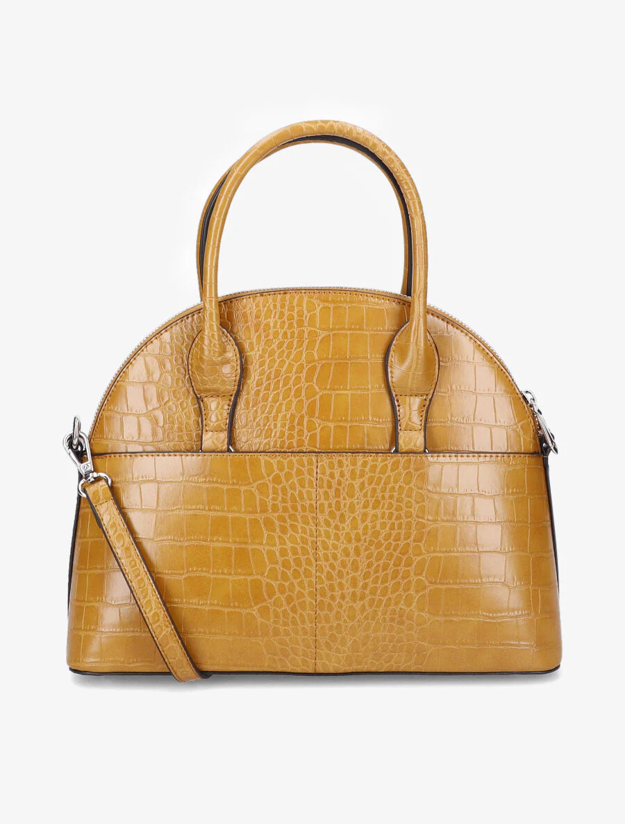 Sac à main Valérie - Jaune moutarde