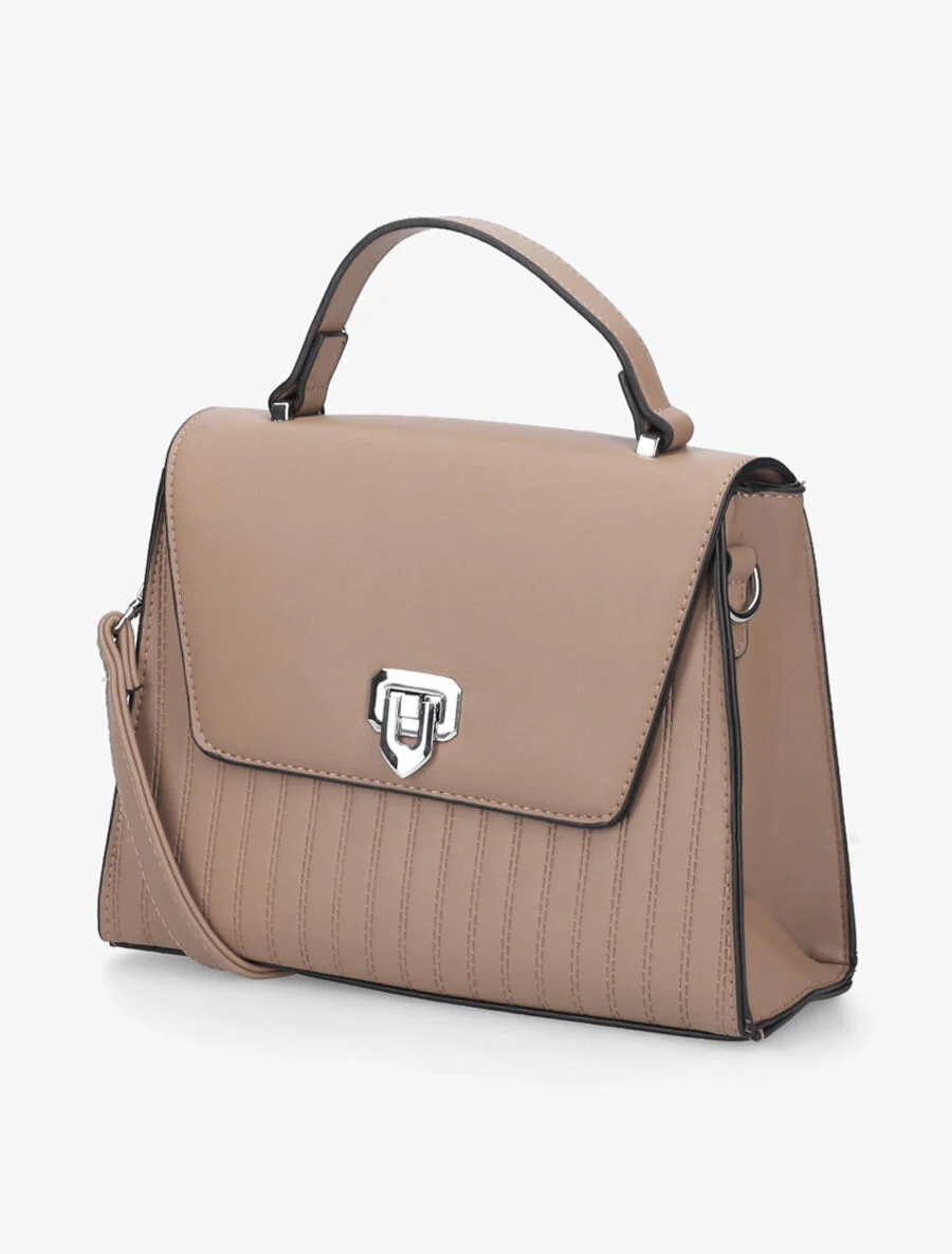 Sac à main Valérie - Taupe - Image 2