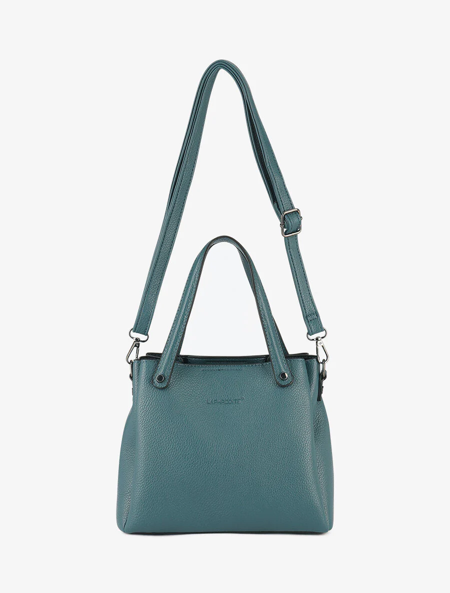 Sac à main Vanessa - Bleu pétrole - Image 3