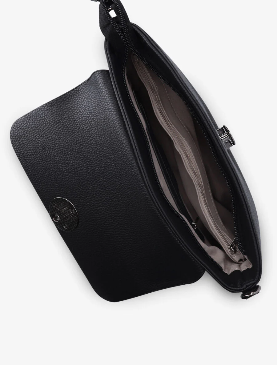 Sac baguette Roxane - Noir - Image 4
