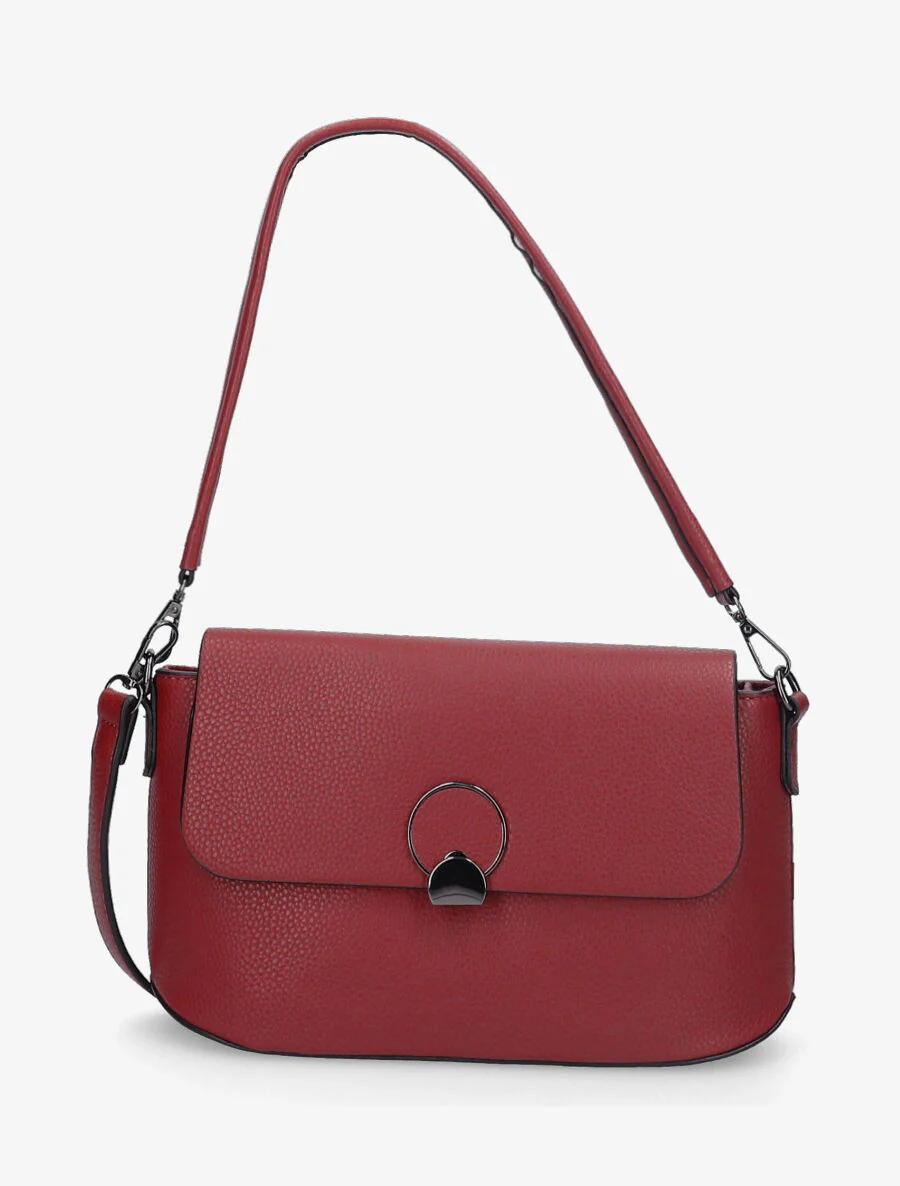 Sac baguette Roxane - Rouge