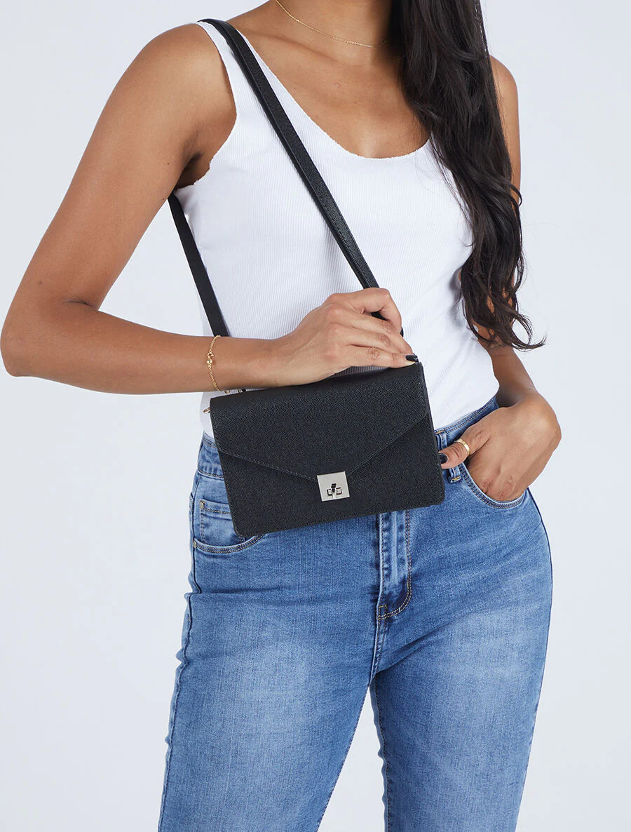 Sac banane Cyrielle - Noir - Image 5