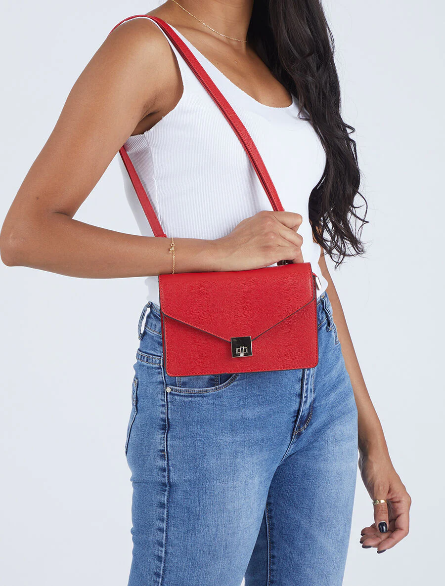Sac banane Cyrielle - Rouge - Image 5