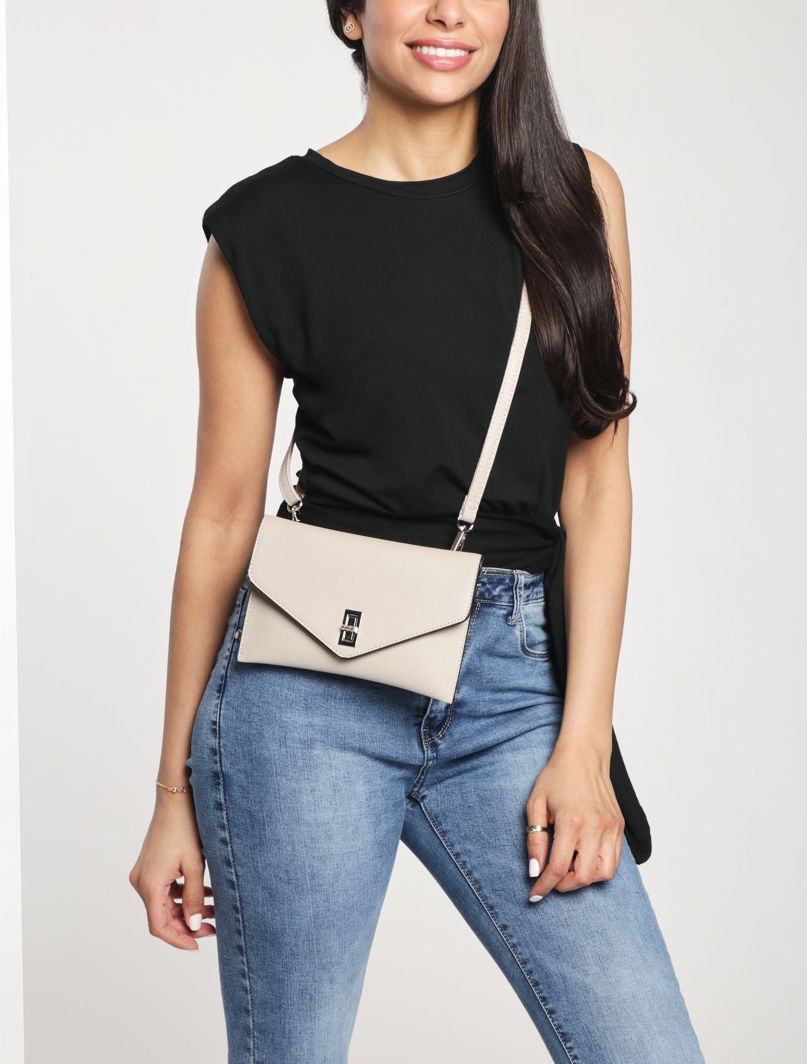 Sac banane Danielle - Beige - Image 5