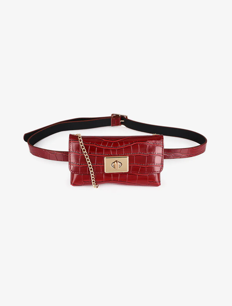 Sac banane Viviane - Bordeaux