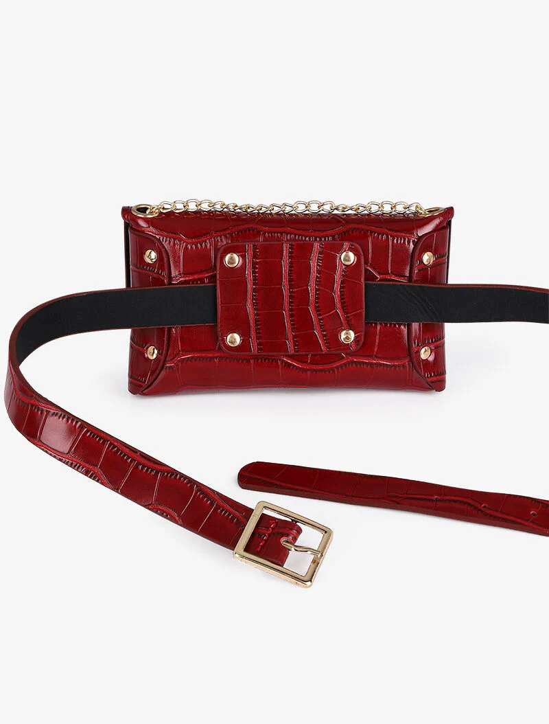 Sac banane Viviane - Bordeaux - Image 4