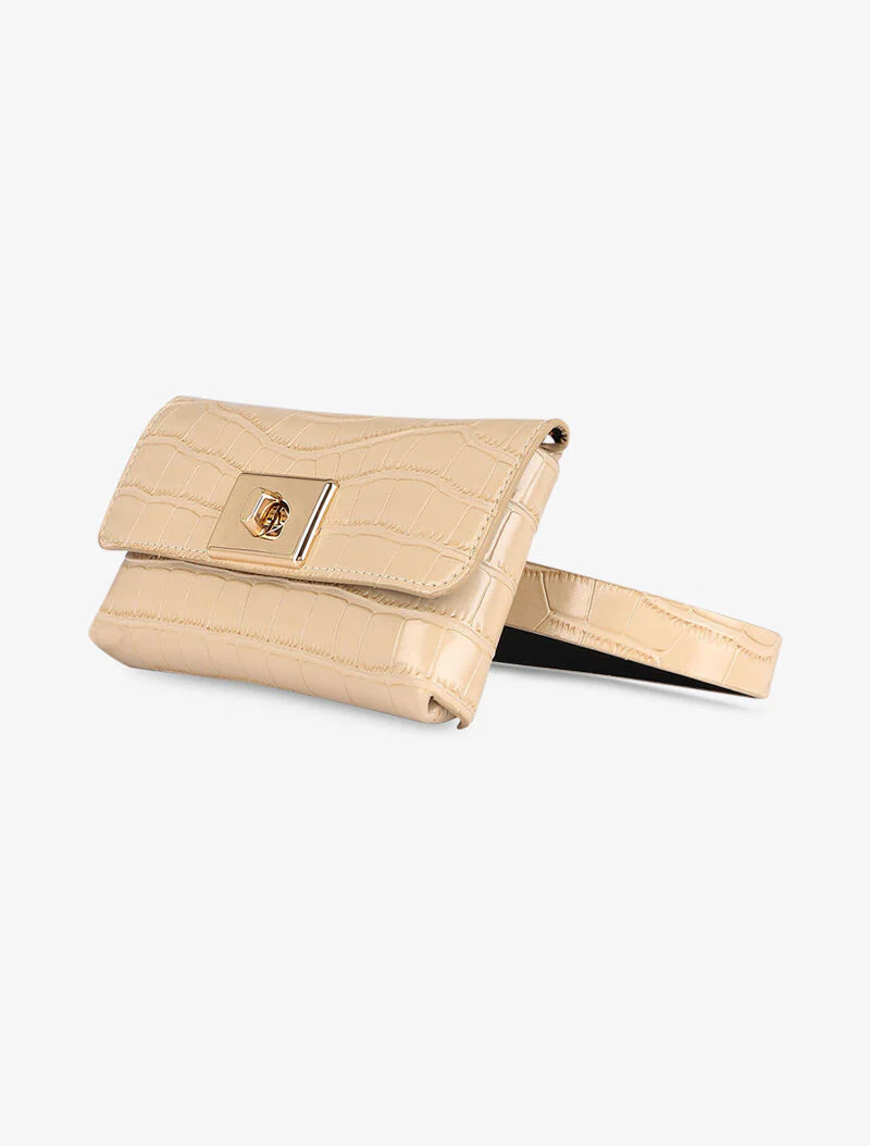 Sac banane Viviane - Beige - Image 3