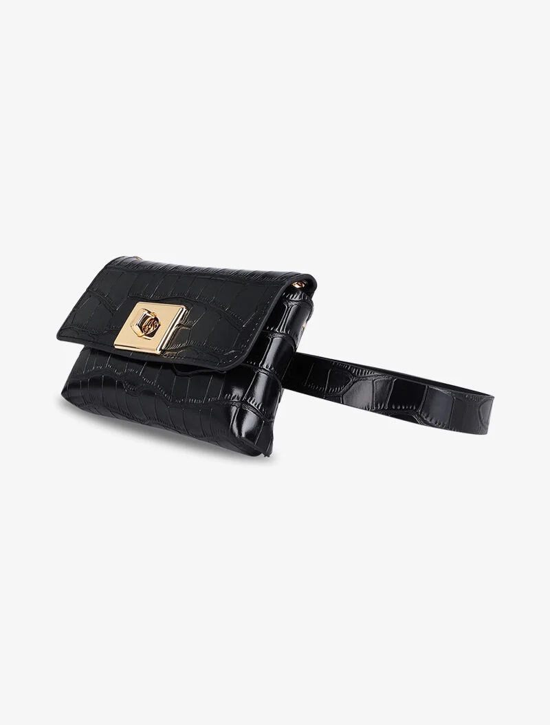 Sac banane Viviane - Noir - Image 3