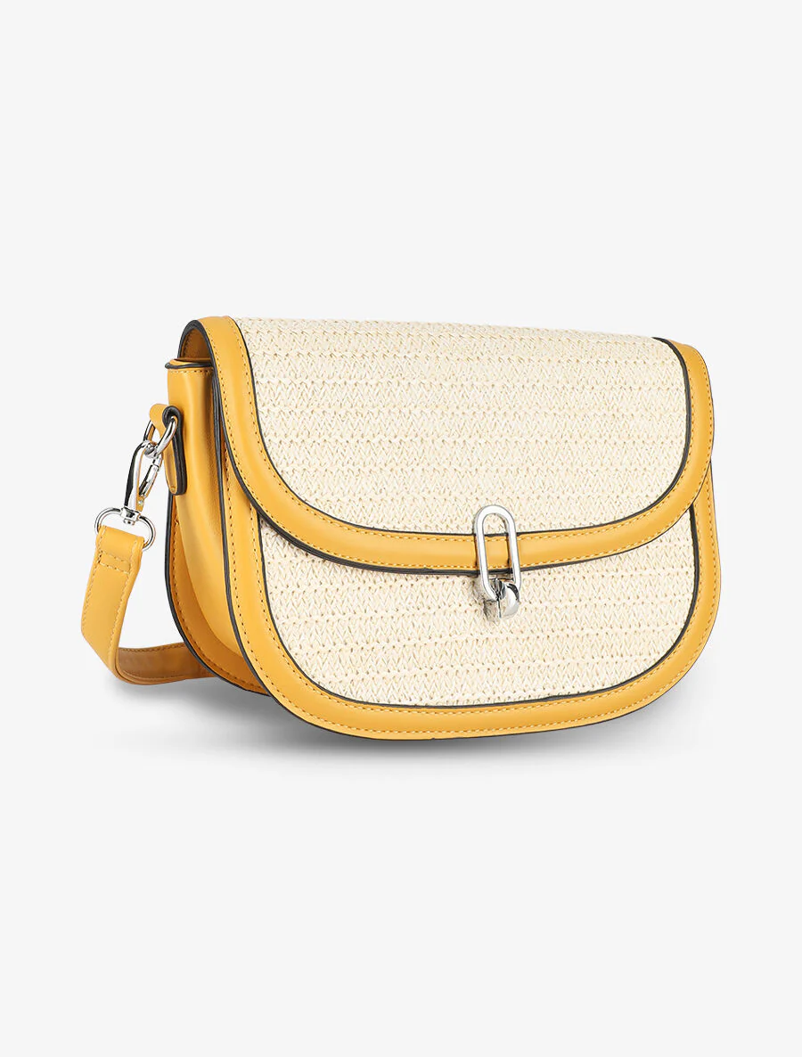 Sac bandoulière Alicia - Jaune - Image 3