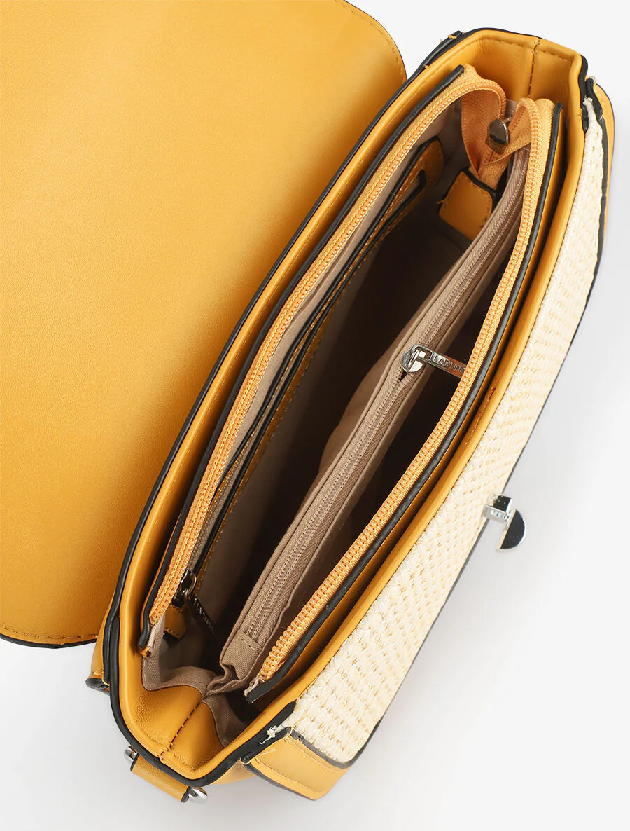 Sac bandoulière Alicia - Jaune - Image 4