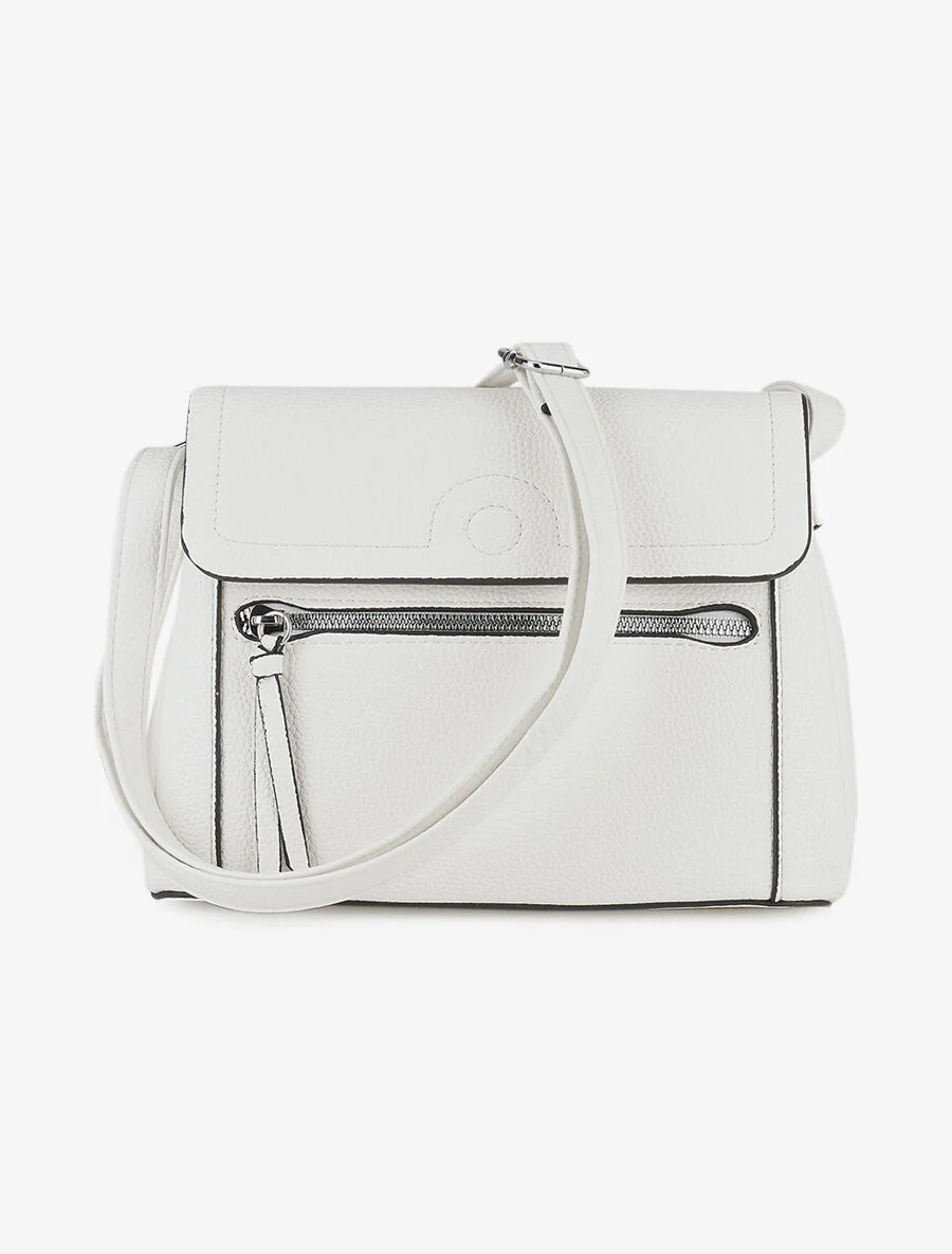Sac bandoulière Alicia - Blanc