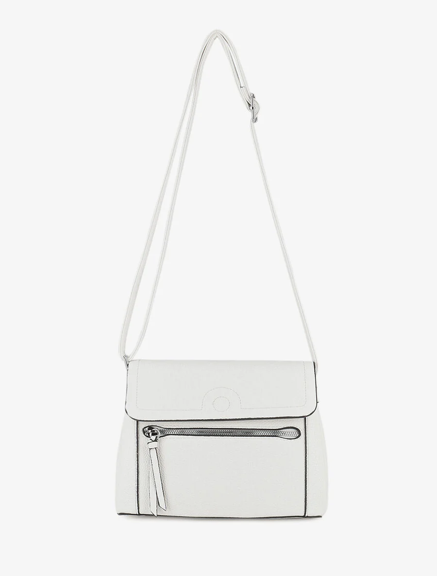 Sac bandoulière Alicia - Blanc - Image 3